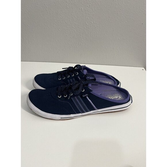 keds ortholite laced slide sneakers blue size 9.5 - Picture 5 of 10